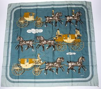 SCARF, "Coach & Saddle", Hermès.