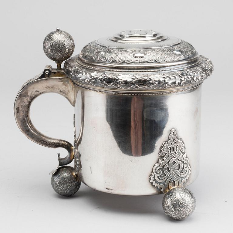 STOP, silver, barockstil, GAB, Stockholm 1910.