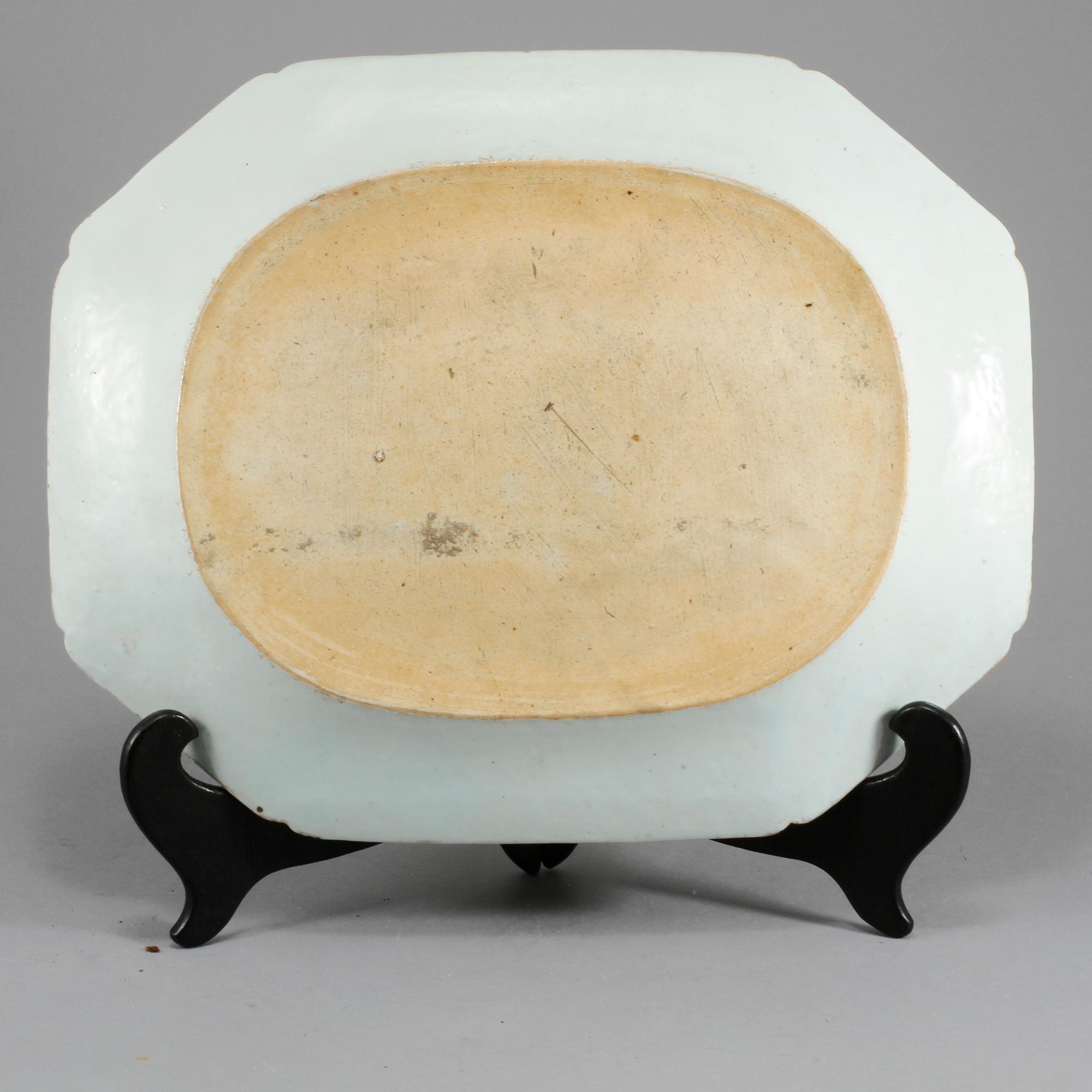 STEKFAT, porslin, Kina, 1700-tal.