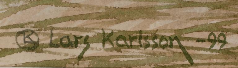 LARS KARLSSON, akvarell, sign och dat 99.