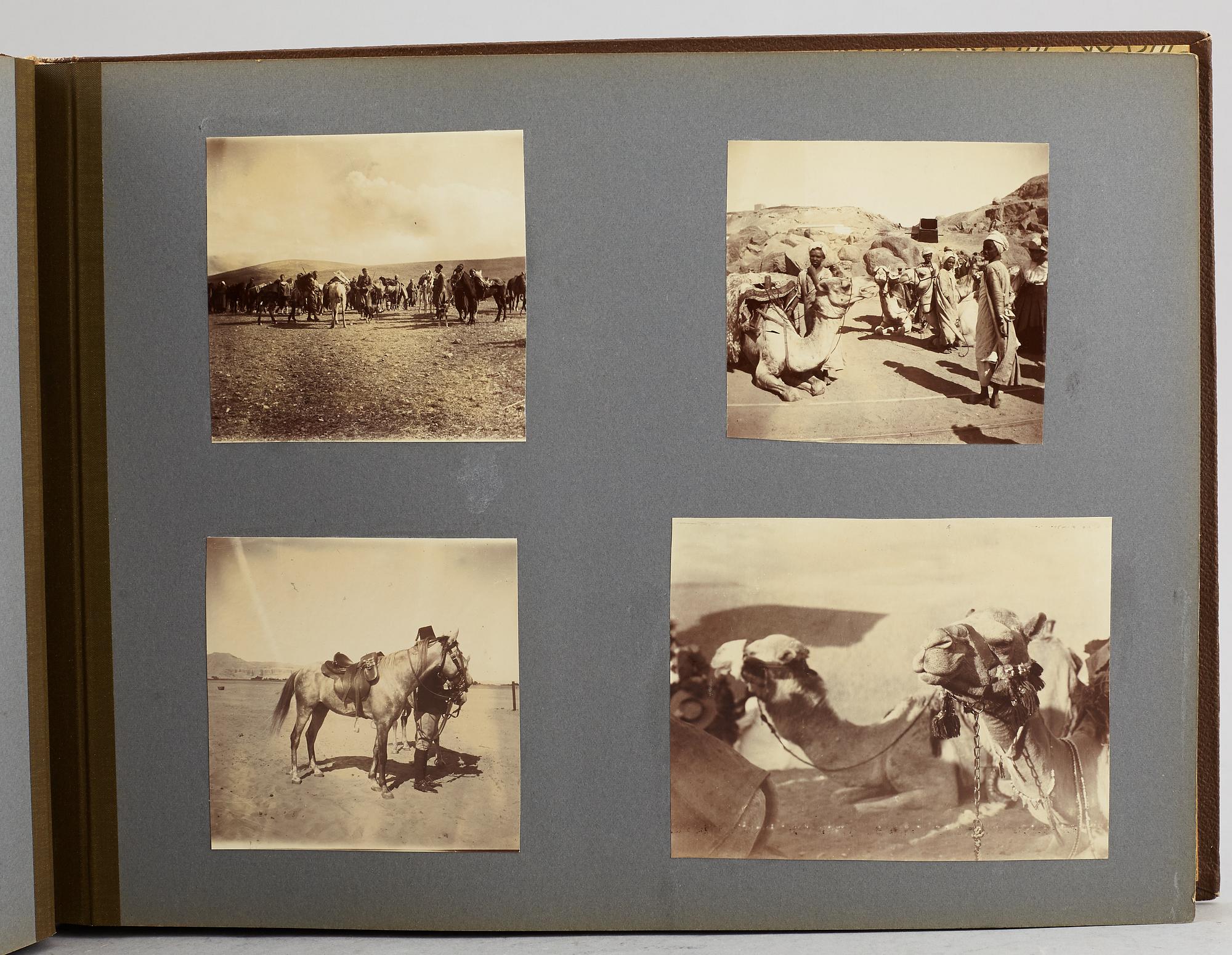 FOTOALBUM,   MEDELHAVSKRYSSNING 1905-06 MED KORVETTEN FREJA.