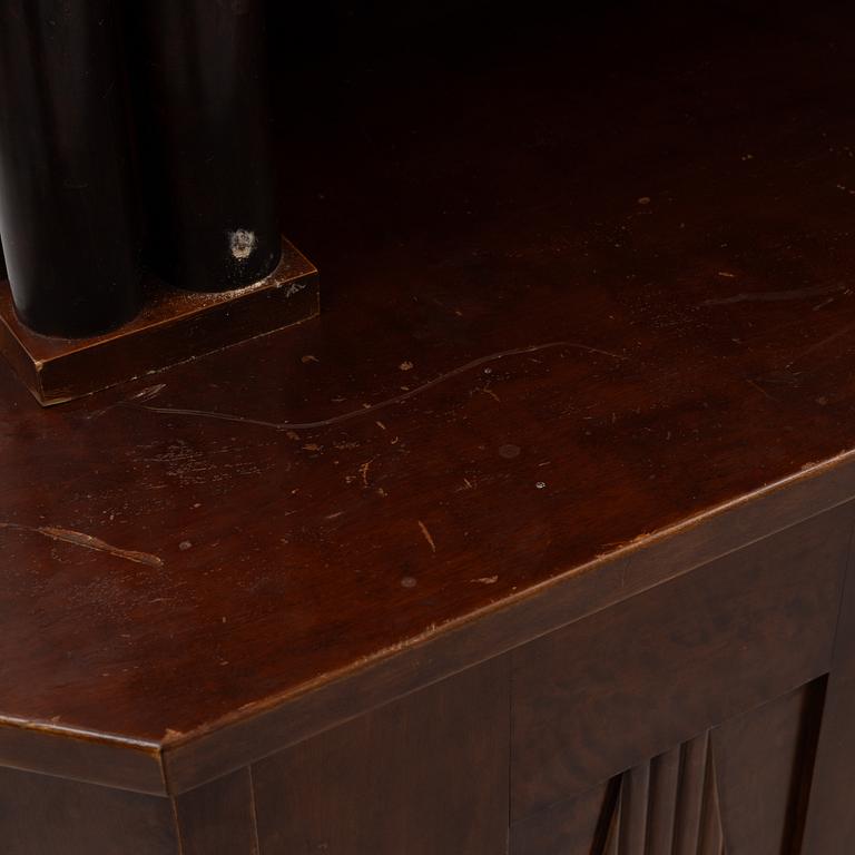 Corner cabinet, 1930s.
