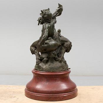 LUDWIG HASSELRIIS, sculpture, bronze, signed.