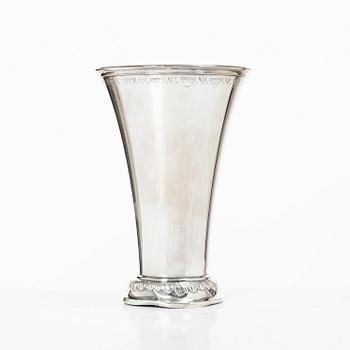 A silver beaker, c.G.Hallberg, Sweden, 1946.