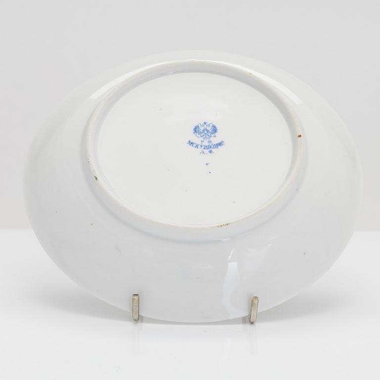 Kuznetsov, chokladkopp med fat, porslin, Dulevo-fabriken, 1891 - 1917.