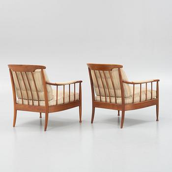 Kerstin Hörlin-Holmqvist, a pair of 'Skrindan' armchairs, second half of the 20th century.