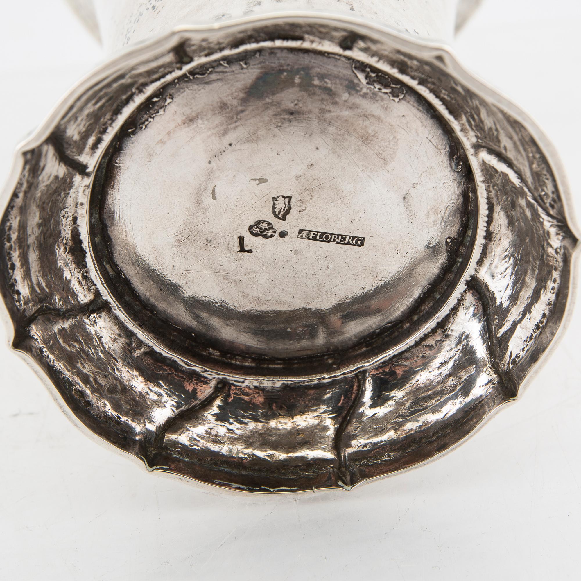 Arvid Floberg, bägare silver Stockholm 1769 rokoko.