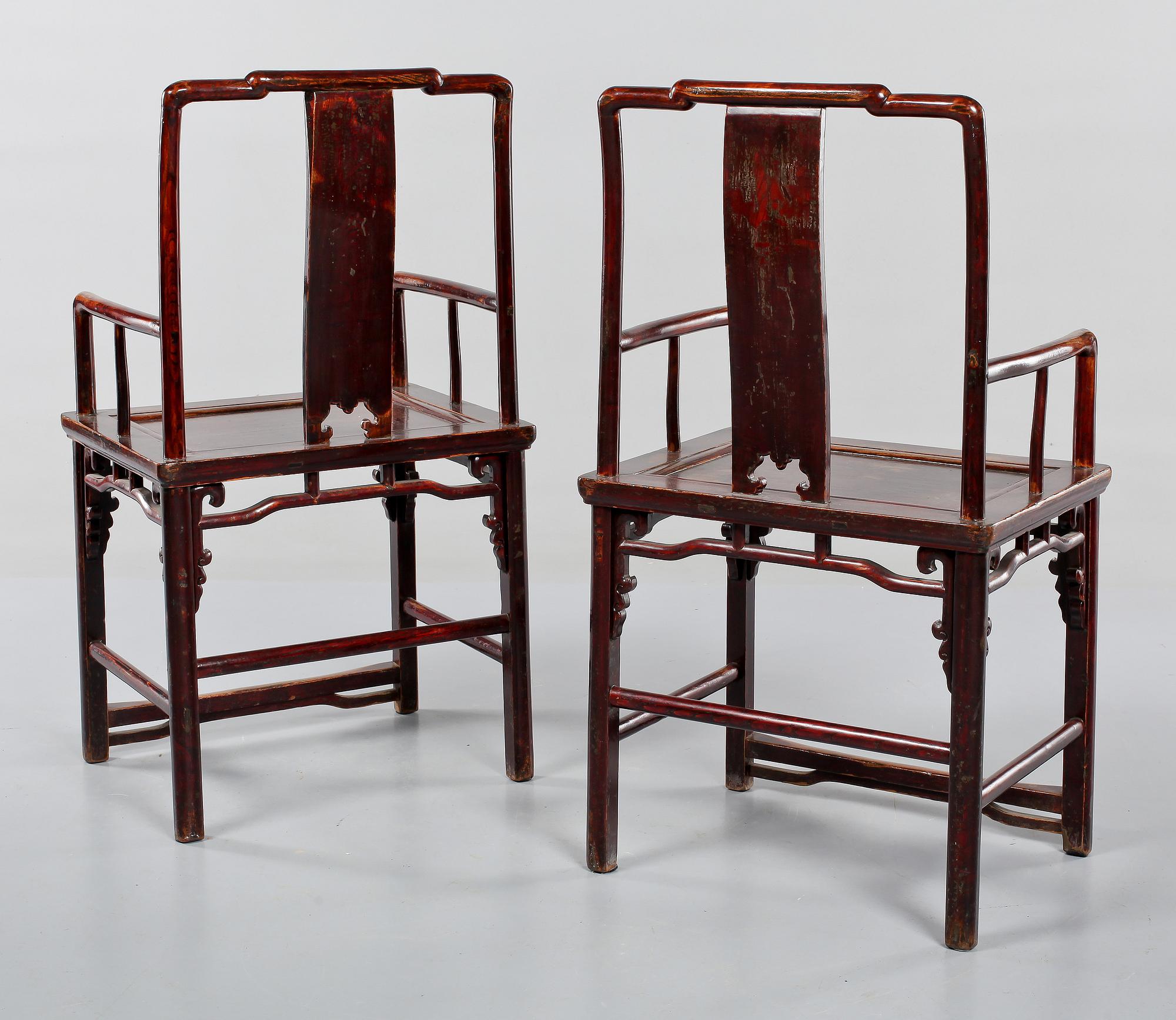 STOLAR, ett par, Shanxi, Kina, omkring 1900.