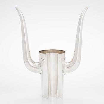 Ilmari Tapiovaara / Hannes Niemi, 'Minotaurus' silver tankard, Helsinki 1964.