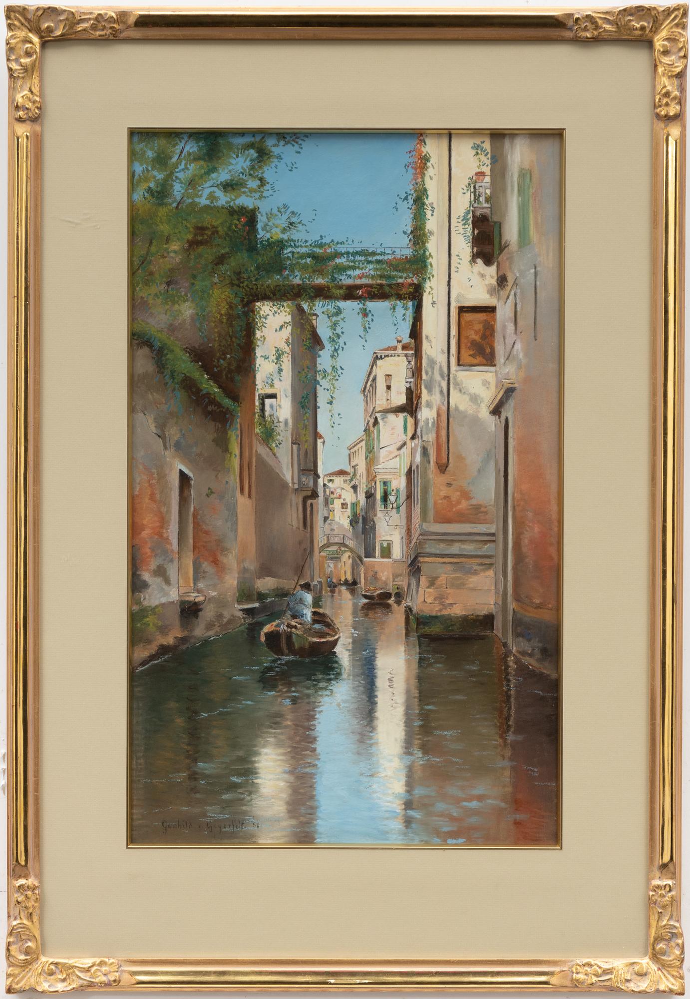 Gunhild von Gegerfelt, "Kanal Venedig" (Canal, Venice).