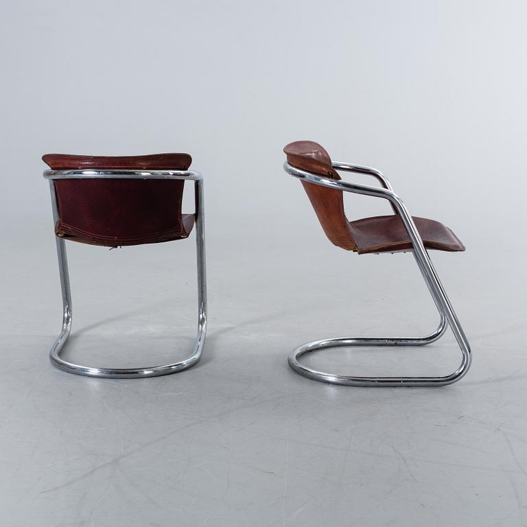 KARMSTOLAR, 4 st, Willy Rizzo, Cidue 1970-tal.