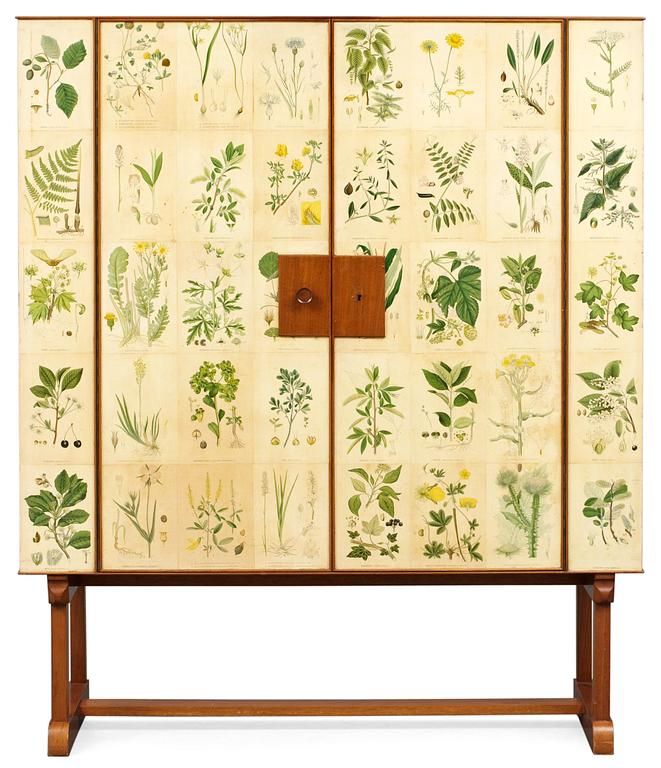 A Josef Frank "Flora" cabinet, for Svenskt Tenn, model 852.