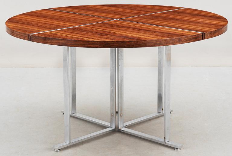 A rosewood dining table, attributed to Preben Fabricius & Jørgen Kastholm, Denmark 1960's.