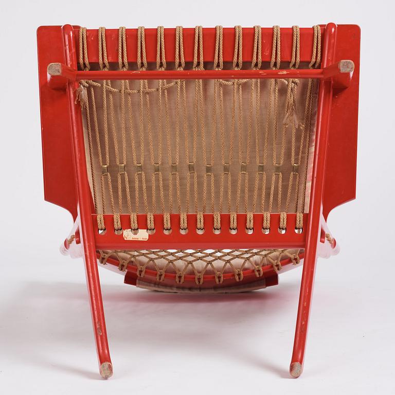 Hans J. Wegner, "The Web Chair", model "JH 719", Johannes Hansen, Denmark, post 1968.