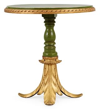 542. A green lacquered table by Nordiska Kompaniet 1920's-30's.