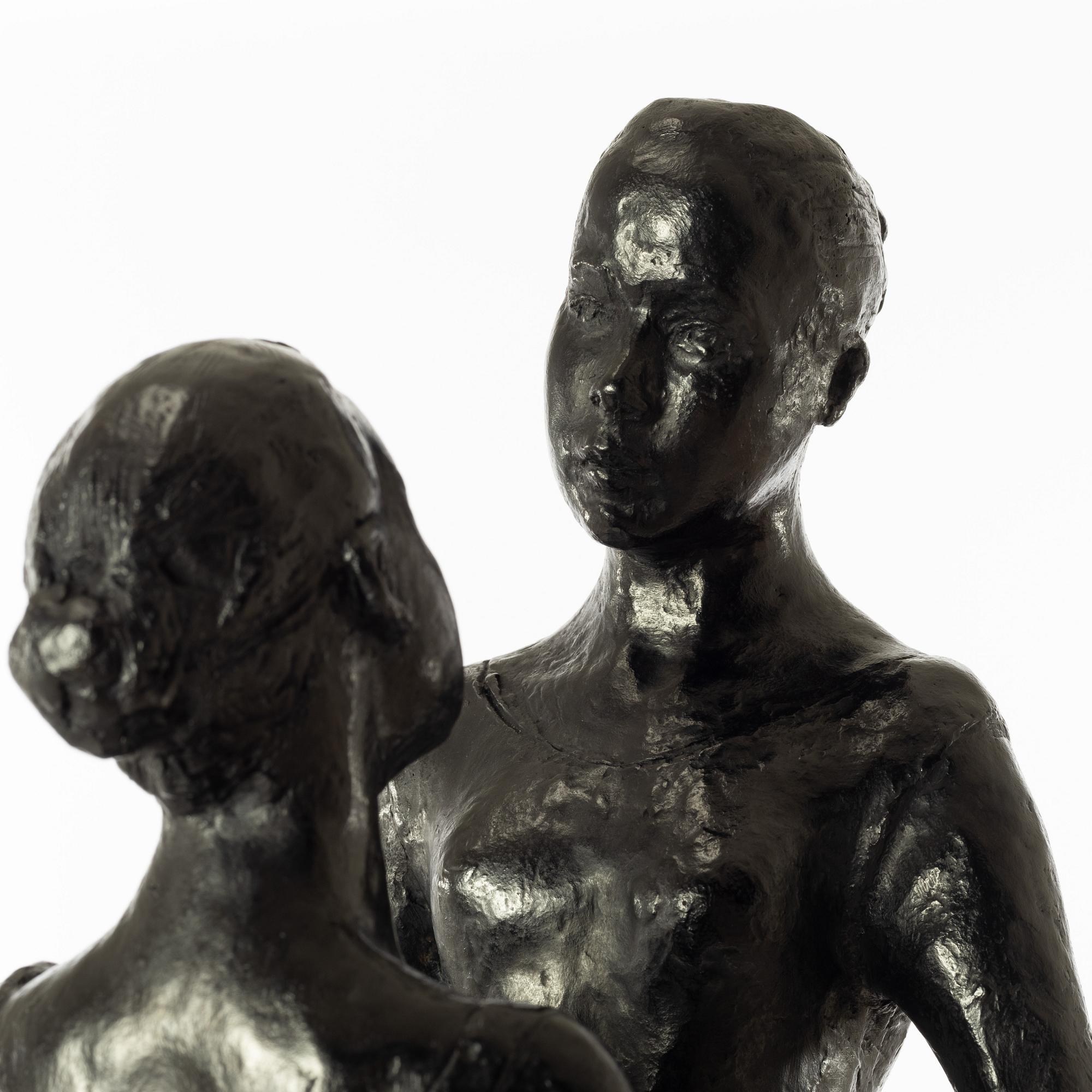Gudmar Olovson, sculpture. Signed. Numbered. Foundry mark. Bronze, height 62 cm, length 32 cm.
