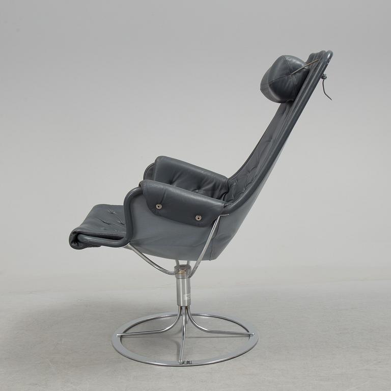 BRUNO MATHSSON, a leather upholstered 'Jetson' armchair from Dux, 1990's.