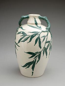 VAS, flintgods, Gunnar Wennerberg, Gustafsberg, omkring 1900, sign undertill.