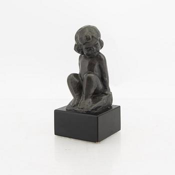 Carl-Einar Borgström,  signed metal sculpture.