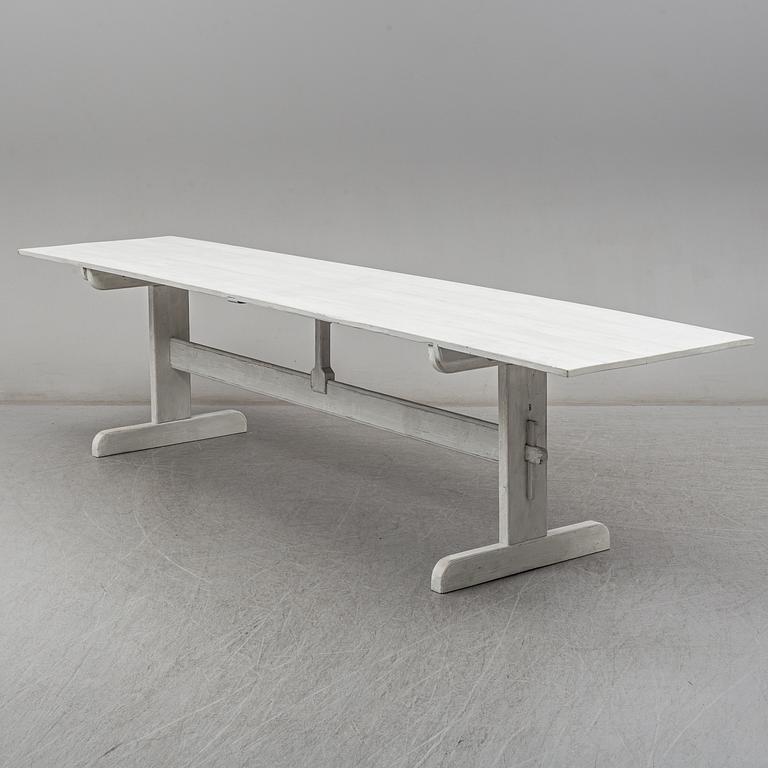 A Swedish modern painted pine table.