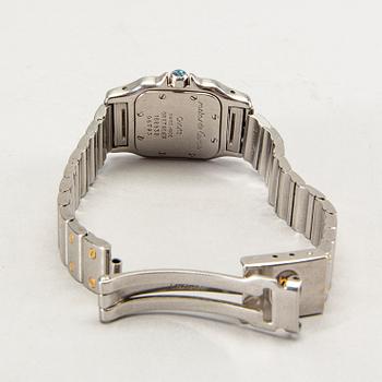Cartier, Santos Carree, wristwatch, 24 x 24 (35) mm.