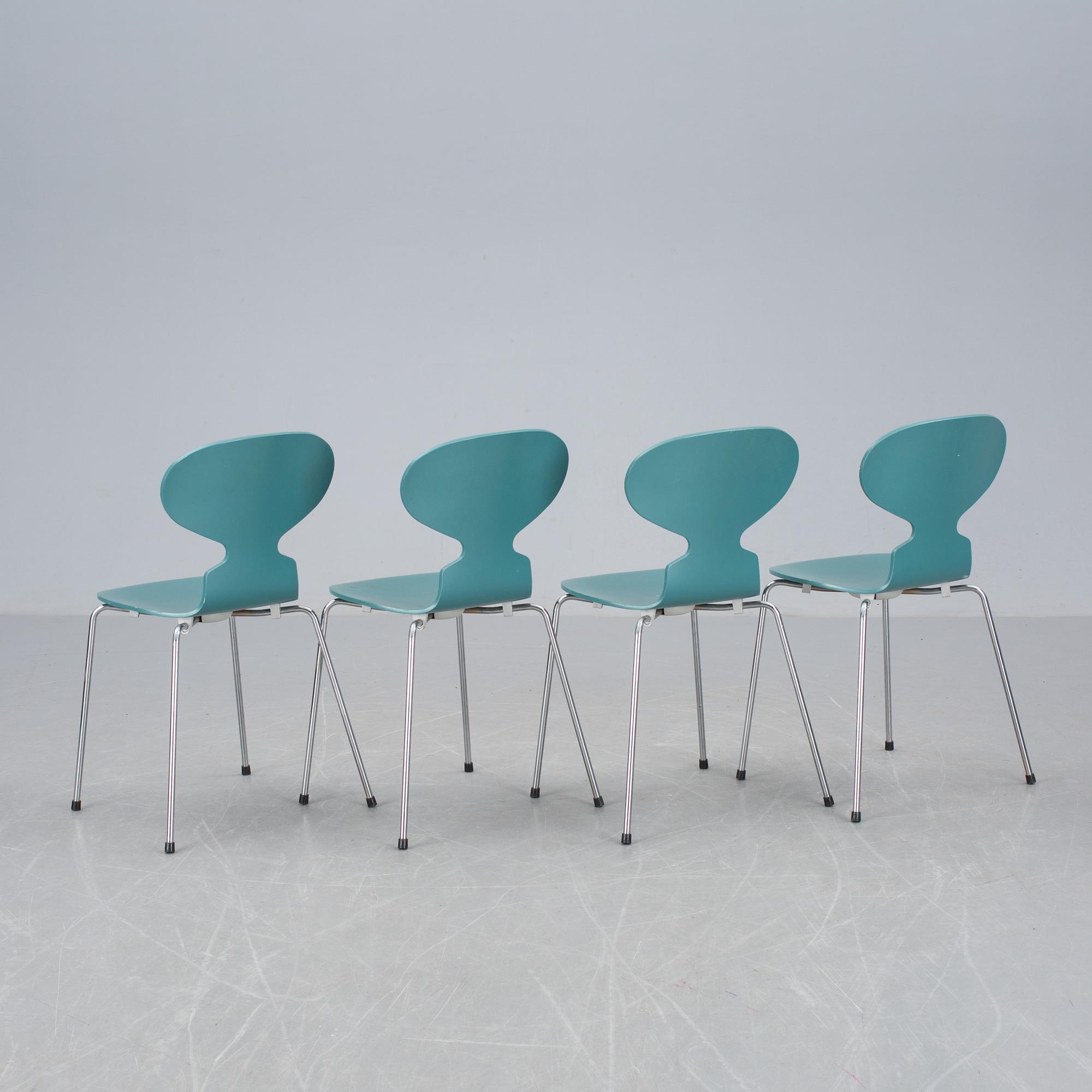 STOLAR, 4 st, "Myran", Arne Jacobsen, Fritz Hansen.