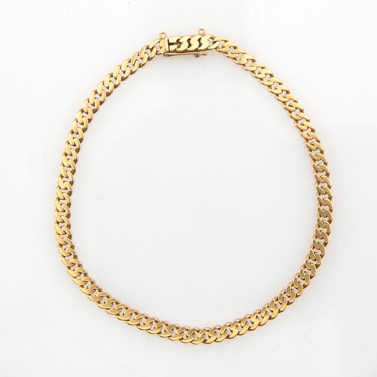 Armband Pansarlänk 18K guld.