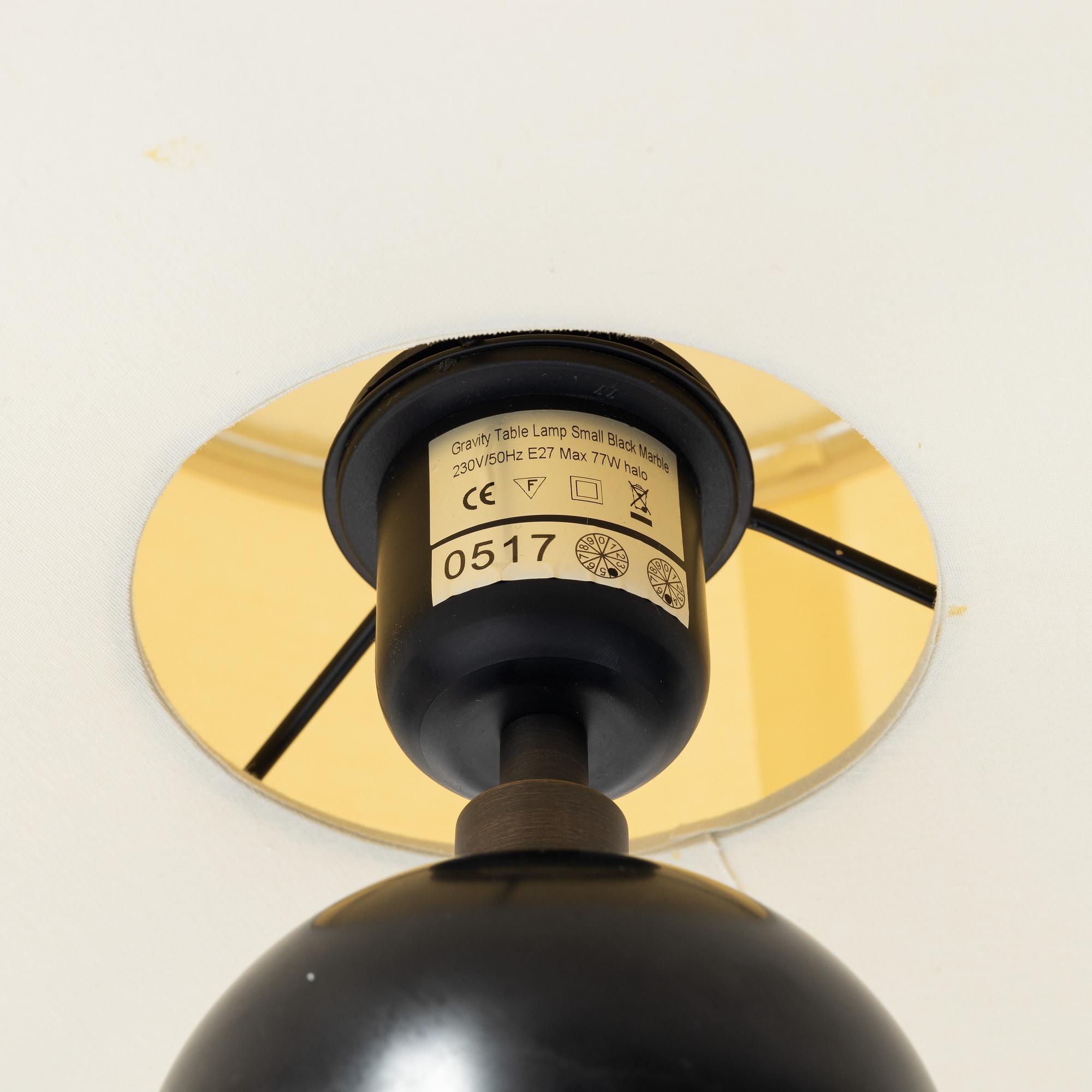 Table lamps, a pair, "Gravity", Gubi.