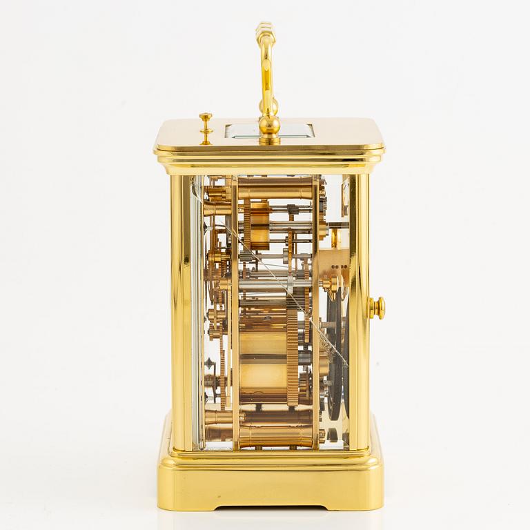 A carriage clock, Matthew Norman, Switzerland, second half of the 20th century.
