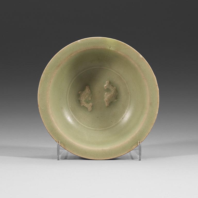 SKÅLFAT, keramik. Ming dynastin (1368-1644).