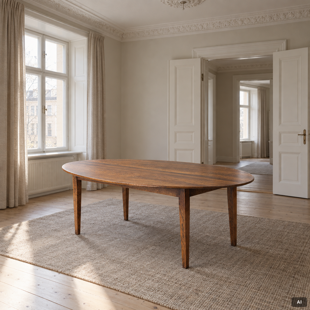 A dining table, circa 2000.