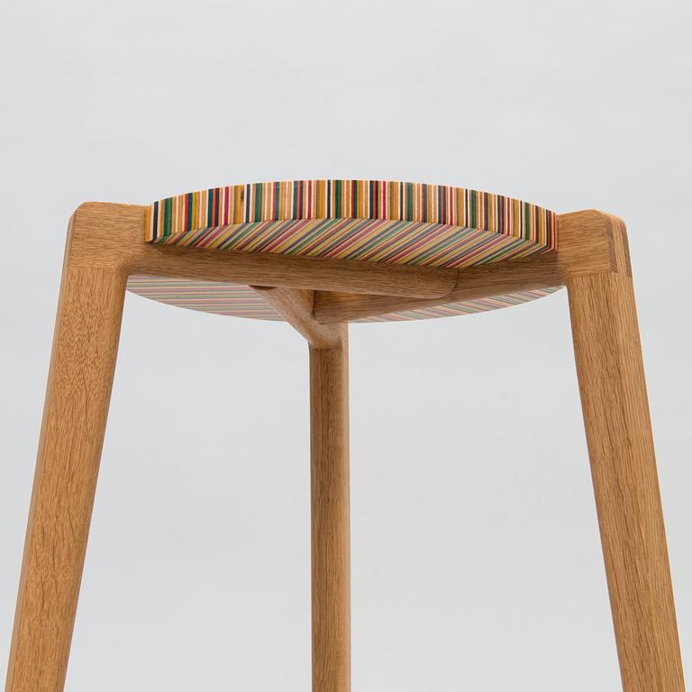 ALEKSI PUUSTINEN, Stool, signed and numbered.