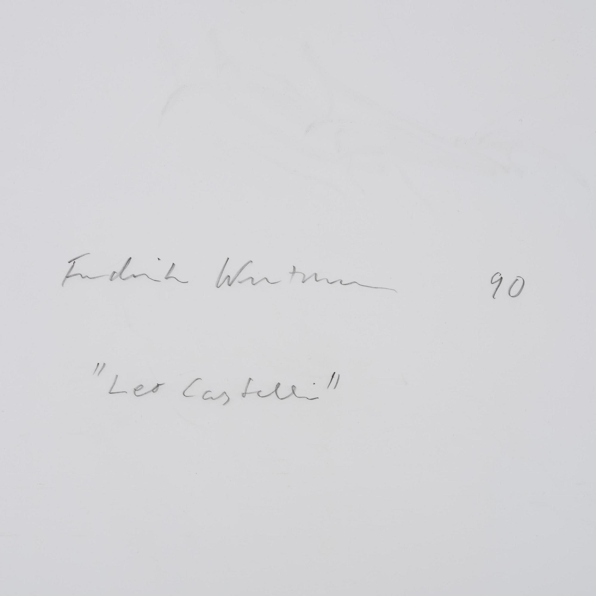 Fredrik Wretman, "Leo Castelli", 1990.