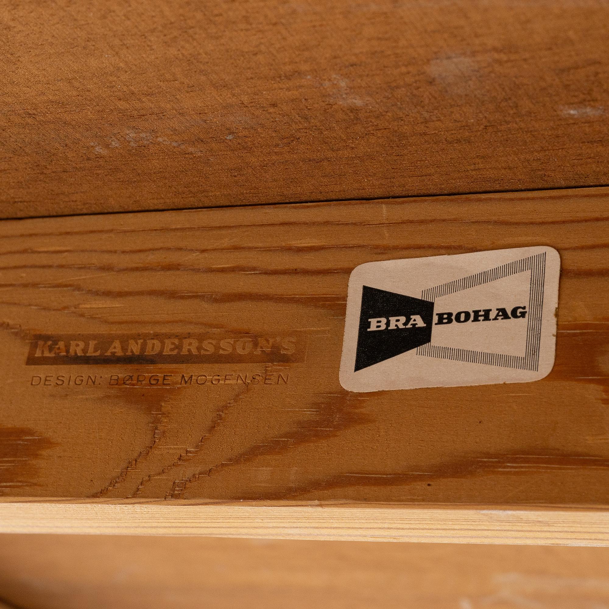 Børge Mogensen, a dining table, Bra Bohag, Karl Andersson, mid 20th/second half of the 20th century.