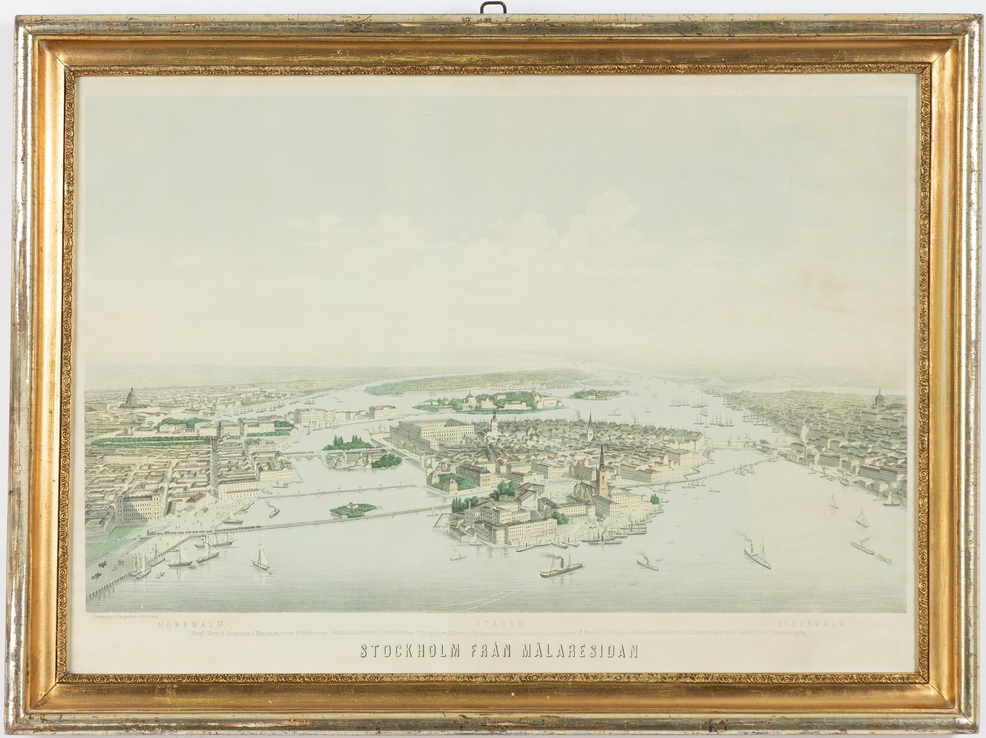 "Stockholm från Mälaresidan".