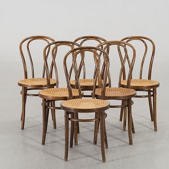 A set of six Radomsko chairs mid 1900's.