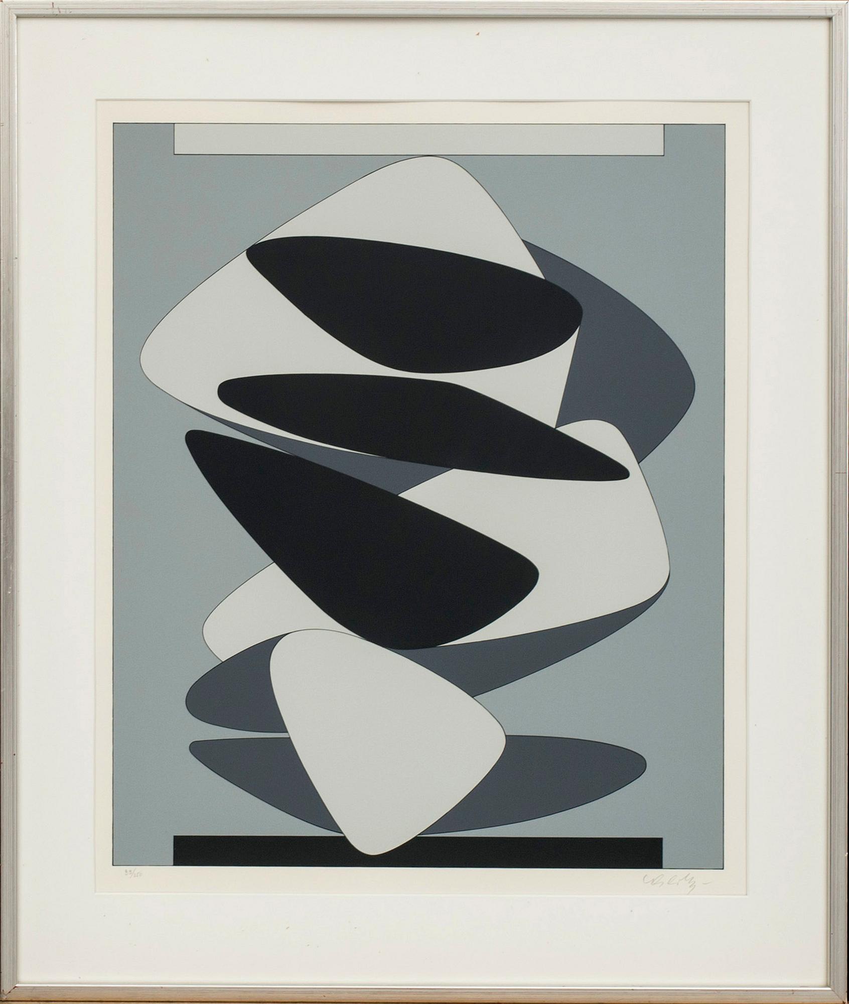 VICTOR VASARELY, färglitografi, signerad och numrerad 33/250.