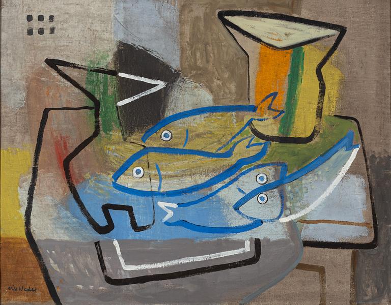 Nils Wedel, ”Bord med fiskar”.