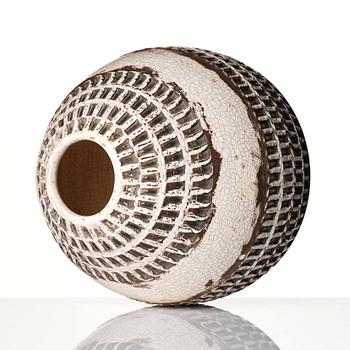 Jean Besnard, a ceramic vase, France circa 1930.