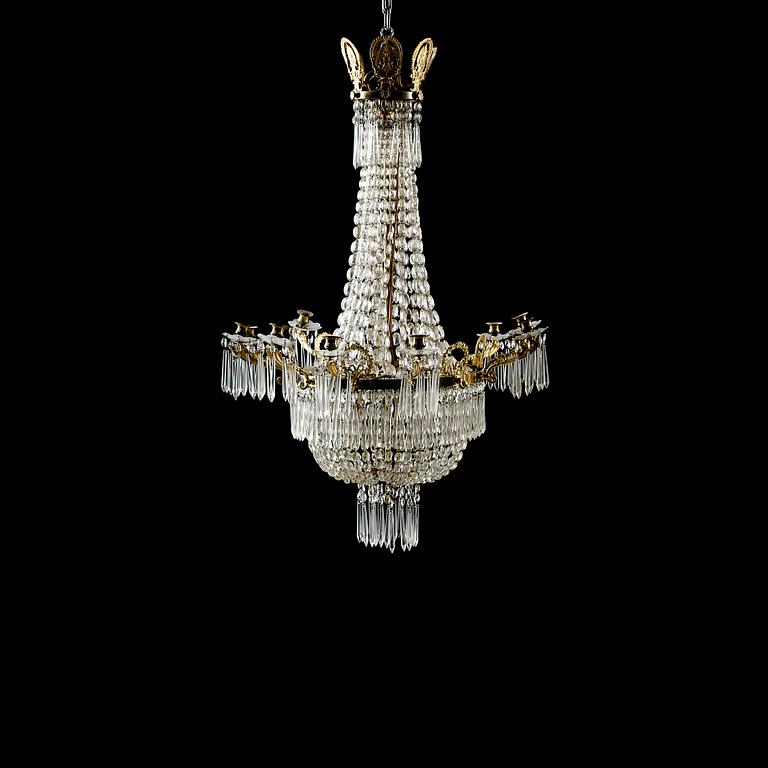 LJUSKRONA, omkring år 1900. Höjd ca 100 cm.