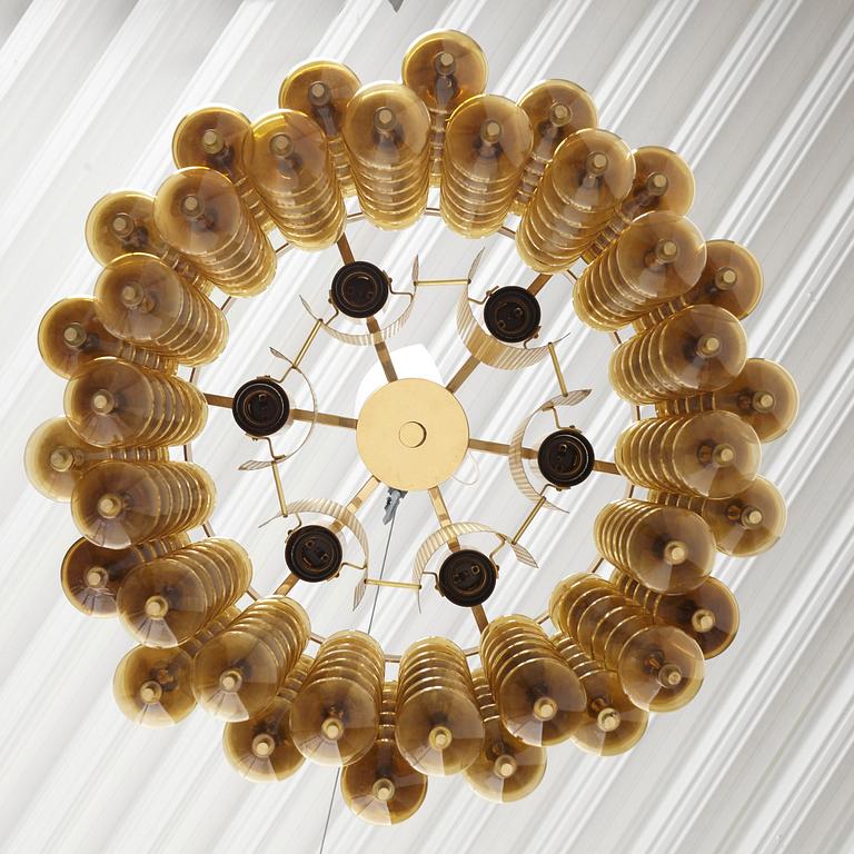 Hans-Agne Jakobsson, an "Estrella" ceiling lamp, model T580/H, Markaryd, Sweden 1960-70's.