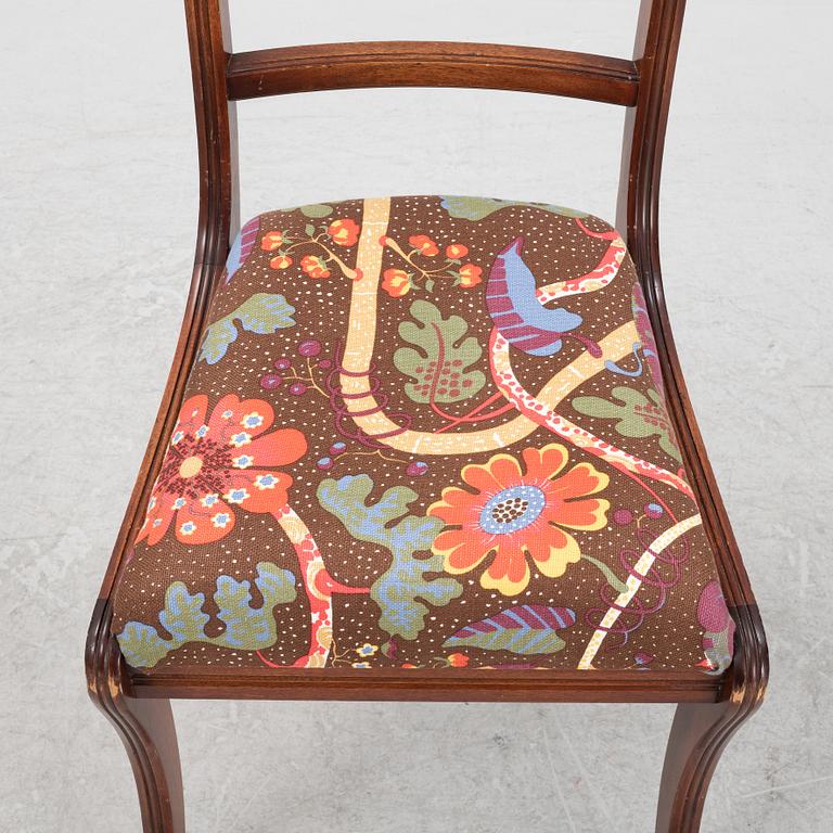 A set of six mahogany chairs from Beavan Funnel Ltd. England, 20th Century.