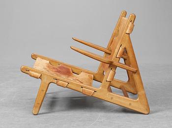 A Borge Mogensen "Hunting Chair" by Erhard Ramussen, Copenhagen 1950-60's.