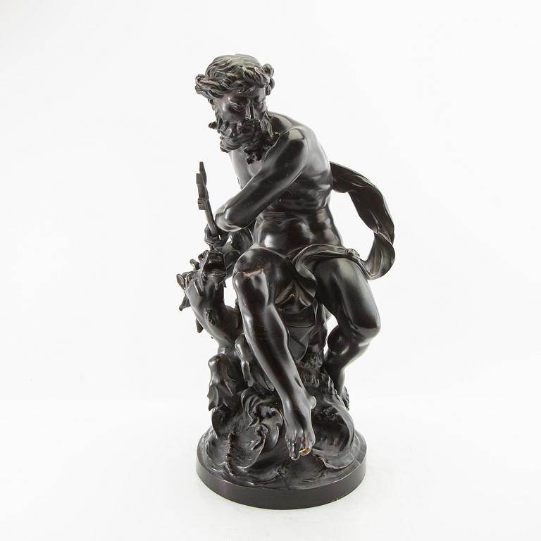 Okänd konstnär 1800/1900-tal, Skulptur Triton.