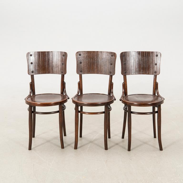Chairs, set of 3, early 20th century.