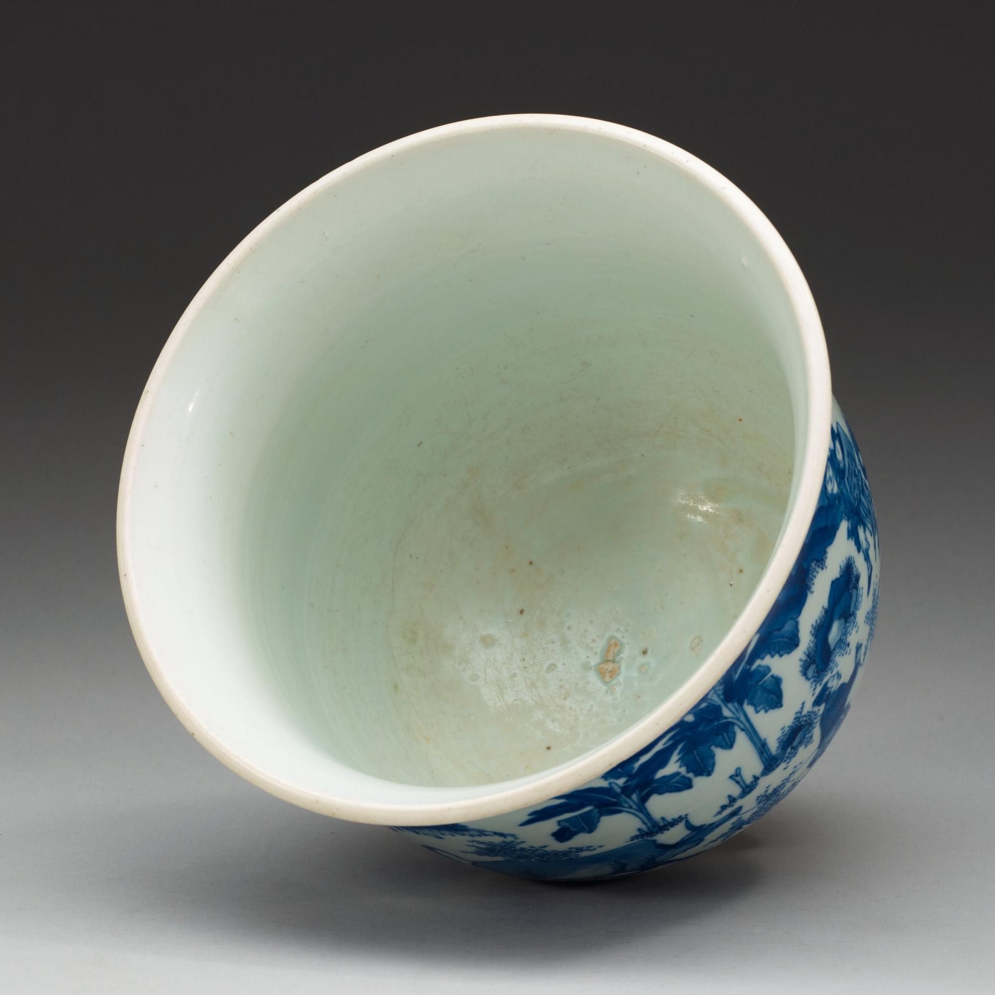 YTTERFODER, porslin. Qing dynastin.