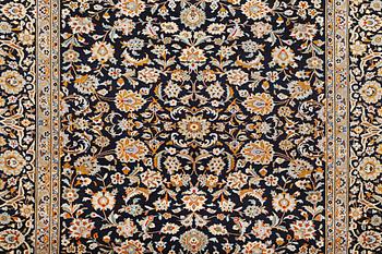 A carpet, Kashan, c. 299 x 217 cm.