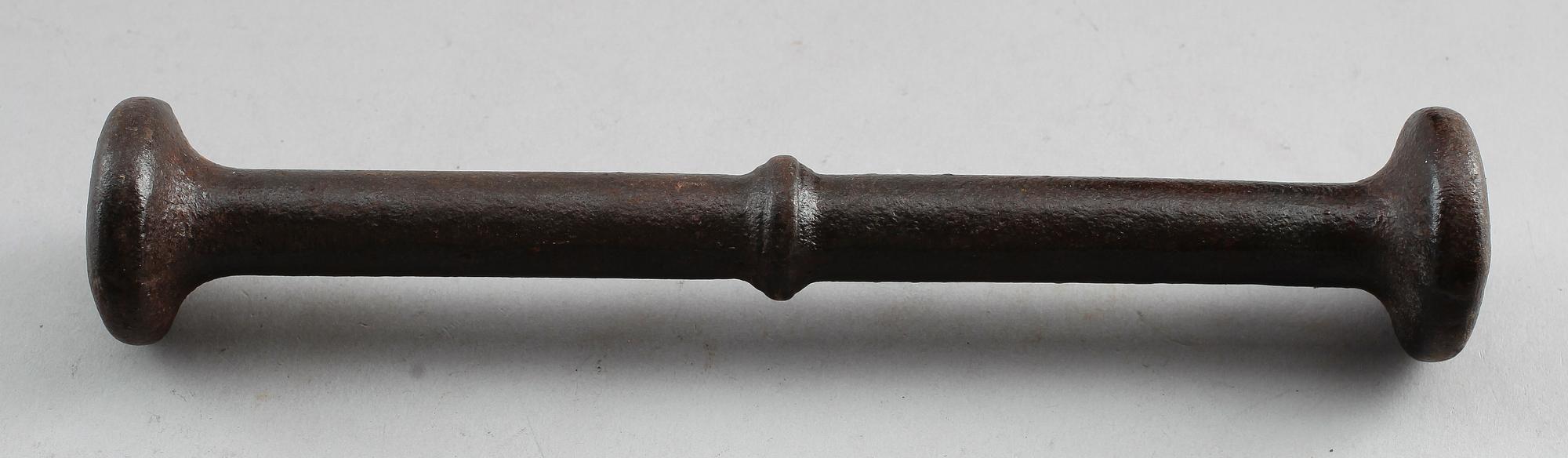MORTEL MED STÖT, järn, sannolikt 1700-tal.