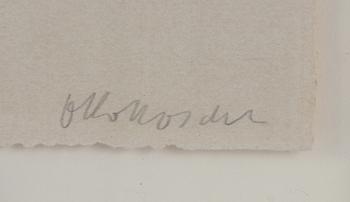 KOKOSCHKA, OSCAR, litografi, sign. Prov; Olof Sager.