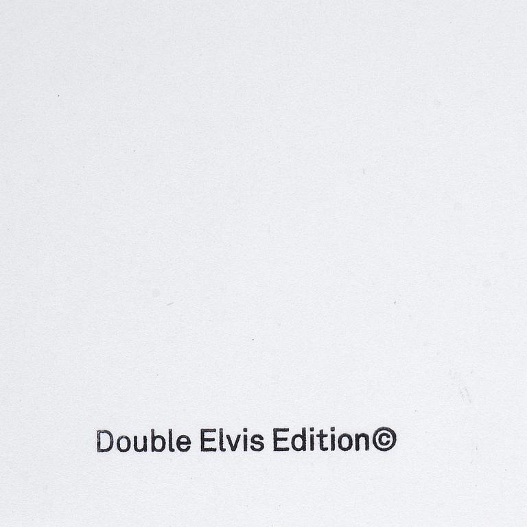 GUNNAR LUNDKVIST, litografi, signerad med blyerts. Edition 022/100, Double Elvis Edition.